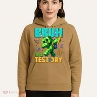 Bruh Its Test Day You Got This Pixel Video Game Hoodie thumb 5