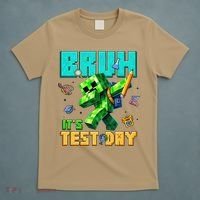 Bruh Its Test Day You Got This Pixel Video Game T-Shirt thumb 5