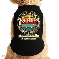 Built In The Forties Original Unrestored 40th Birthday 40s Doggie Tank thumb 0