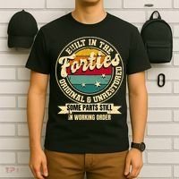 Built In The Forties Original Unrestored 40th Birthday 40s T-Shirt thumb 6