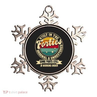 Built In The Forties Original Unrestored 40th Birthday 40s Ornament