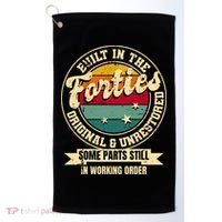 Built In The Forties Original Unrestored 40th Birthday 40s Golf Towel thumb 0