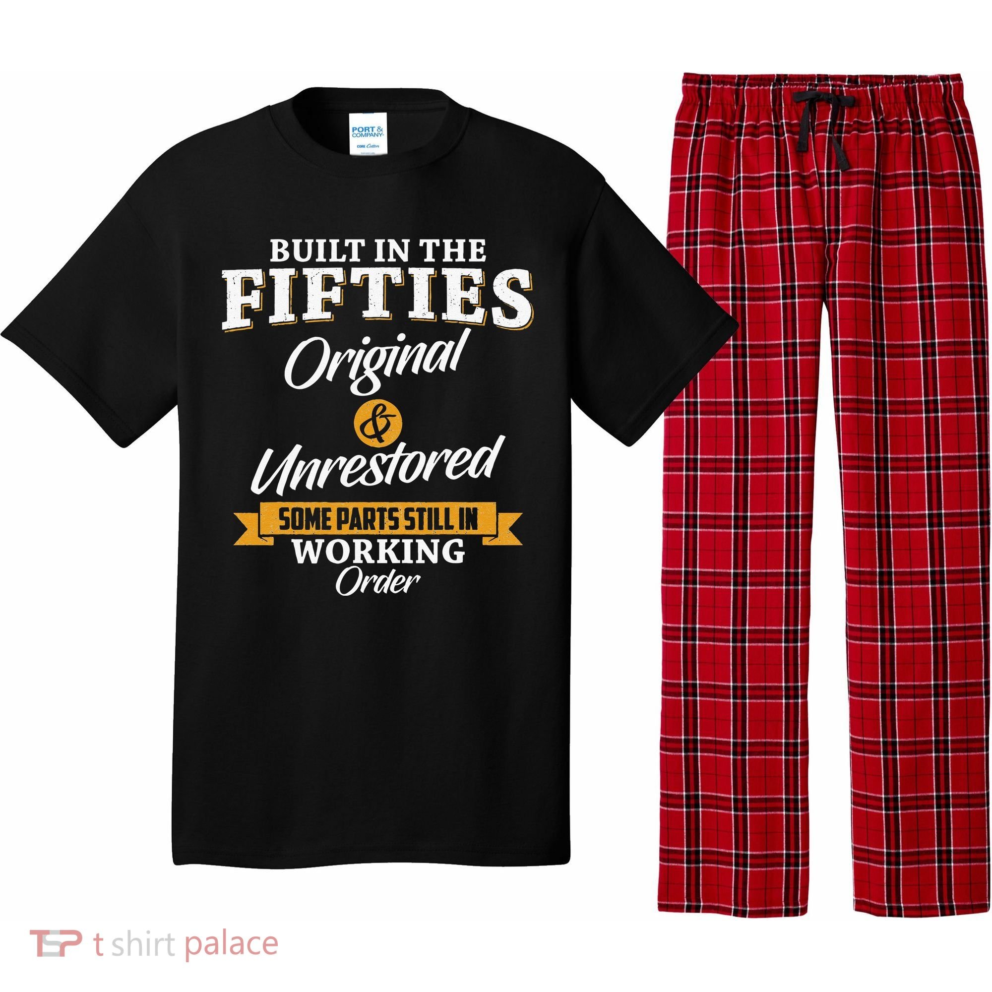 Built In The Fifties Built In The 50s Birthday Pajama Set