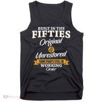 Built In The Fifties Built In The 50s Birthday Tank Top thumb 0