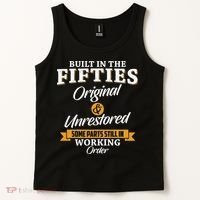 Built In The Fifties Built In The 50s Birthday Tank Top thumb 2