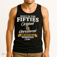 Built In The Fifties Built In The 50s Birthday Tank Top thumb 3
