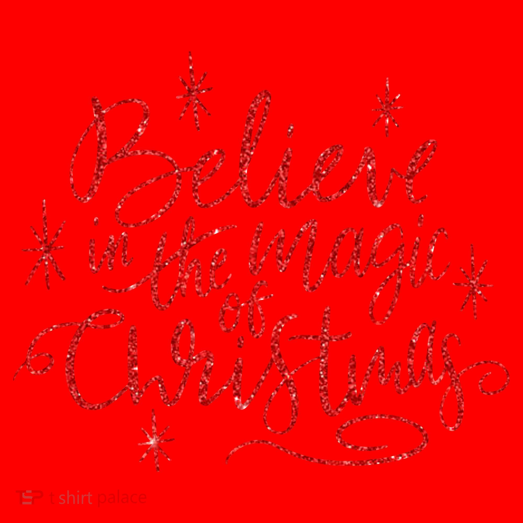 Believe In The Magic Of Christmas Santa Hat