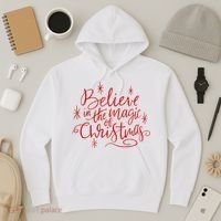 Believe In The Magic Of Christmas Hoodie thumb 3