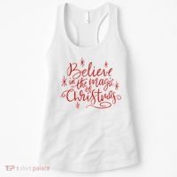 Believe In The Magic Of Christmas Women's Tank Top thumb 0