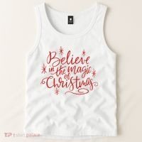 Believe In The Magic Of Christmas Tank Top thumb 2