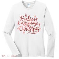 Believe In The Magic Of Christmas Women's Long Sleeve Shirt thumb 0