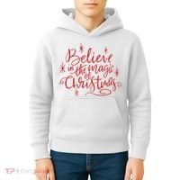 Believe In The Magic Of Christmas Kids Hoodie thumb 4