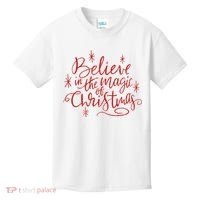 Believe In The Magic Of Christmas Kids T-Shirt thumb 0