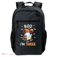 Boo IM Three Ghost 3rd Birthday Halloween Backpack thumb 0