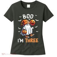 Boo IM Three Ghost 3rd Birthday Halloween Women's T-Shirt thumb 0