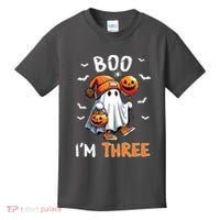Boo IM Three Ghost 3rd Birthday Halloween Kids T-Shirt thumb 0
