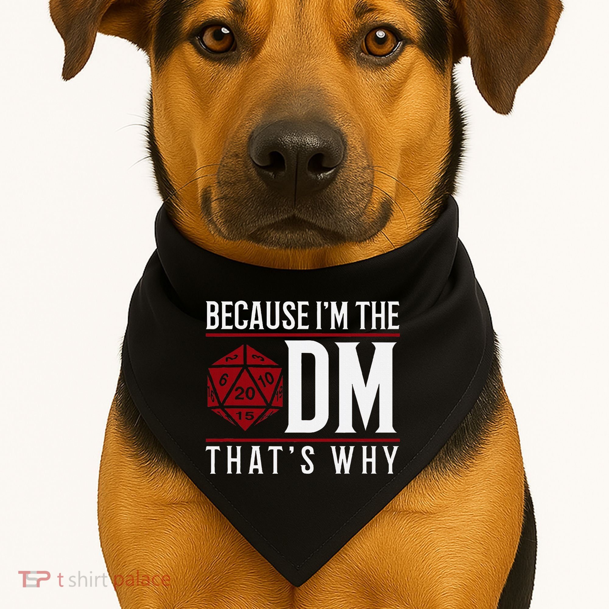 Because IM The Dm ThatS Why USA-Made Doggie Bandana