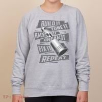 Build It Tune It Race It Break It Cool Gift Race Car Enthusiast Gift Women's Sweatshirt thumb 0