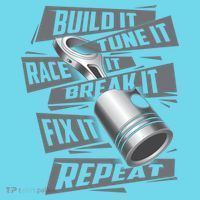 Build It Tune It Race It Break It Cool Gift Race Car Enthusiast Gift Long Sleeve Shirt thumb 2