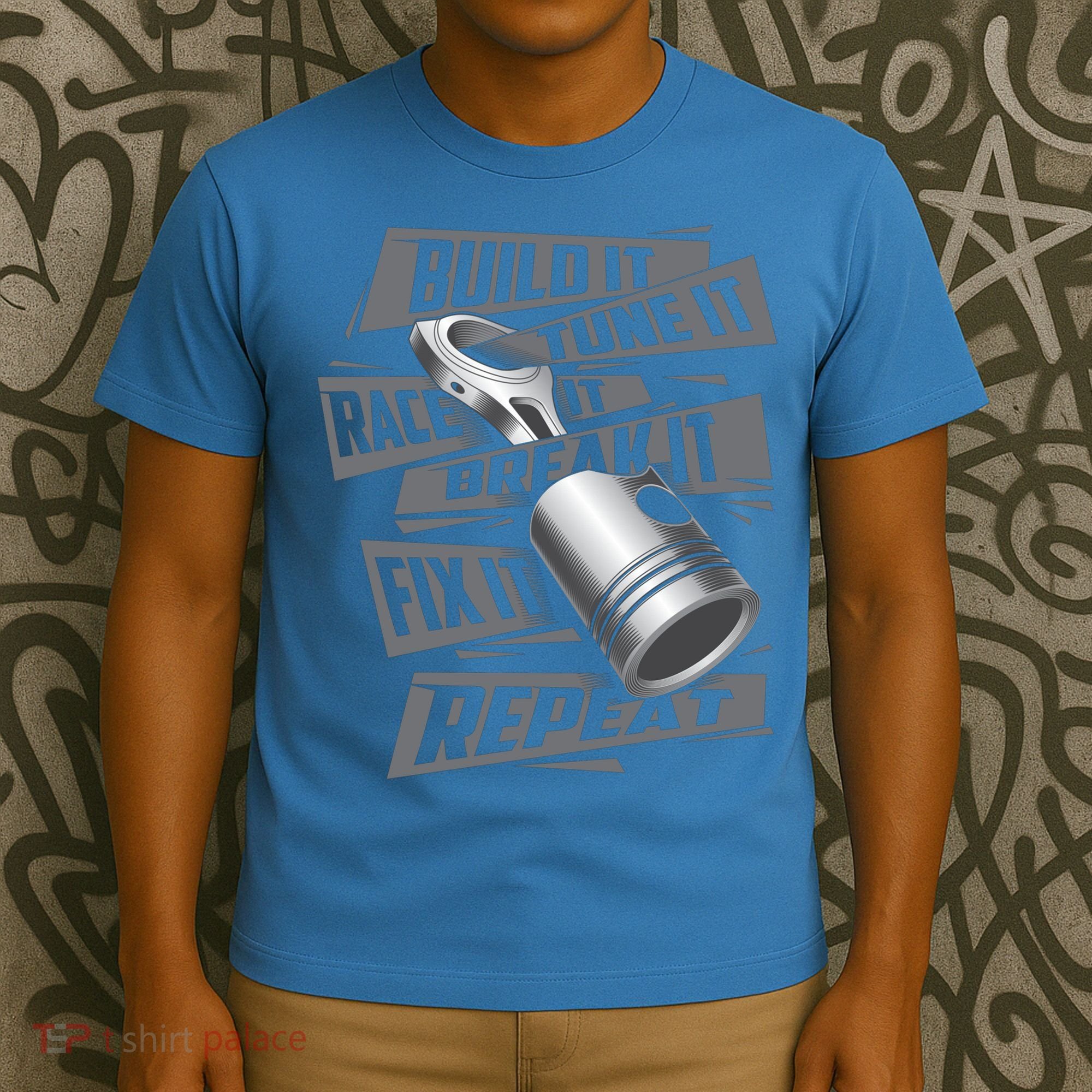 Build It Tune It Race It Break It Cool Gift Race Car Enthusiast Gift T-Shirt