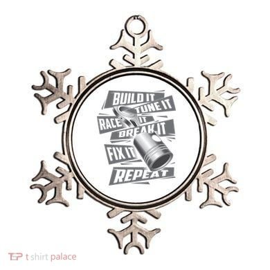 Build It Tune It Race It Break It Cool Gift Race Car Enthusiast Gift Ornament