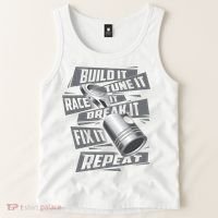 Build It Tune It Race It Break It Cool Gift Race Car Enthusiast Gift Tank Top thumb 2