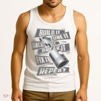 Build It Tune It Race It Break It Cool Gift Race Car Enthusiast Gift Tank Top thumb 3