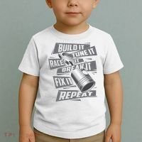 Build It Tune It Race It Break It Cool Gift Race Car Enthusiast Gift Toddler T-Shirt thumb 2
