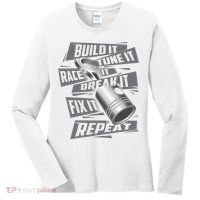 Build It Tune It Race It Break It Cool Gift Race Car Enthusiast Gift Women's Long Sleeve Shirt thumb 0