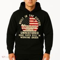 Built In The Fifties Original & Unrestored 50s Birthday Hoodie thumb 2