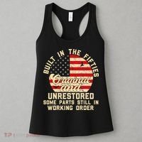 Built In The Fifties Original & Unrestored 50s Birthday Women's Tank Top thumb 3