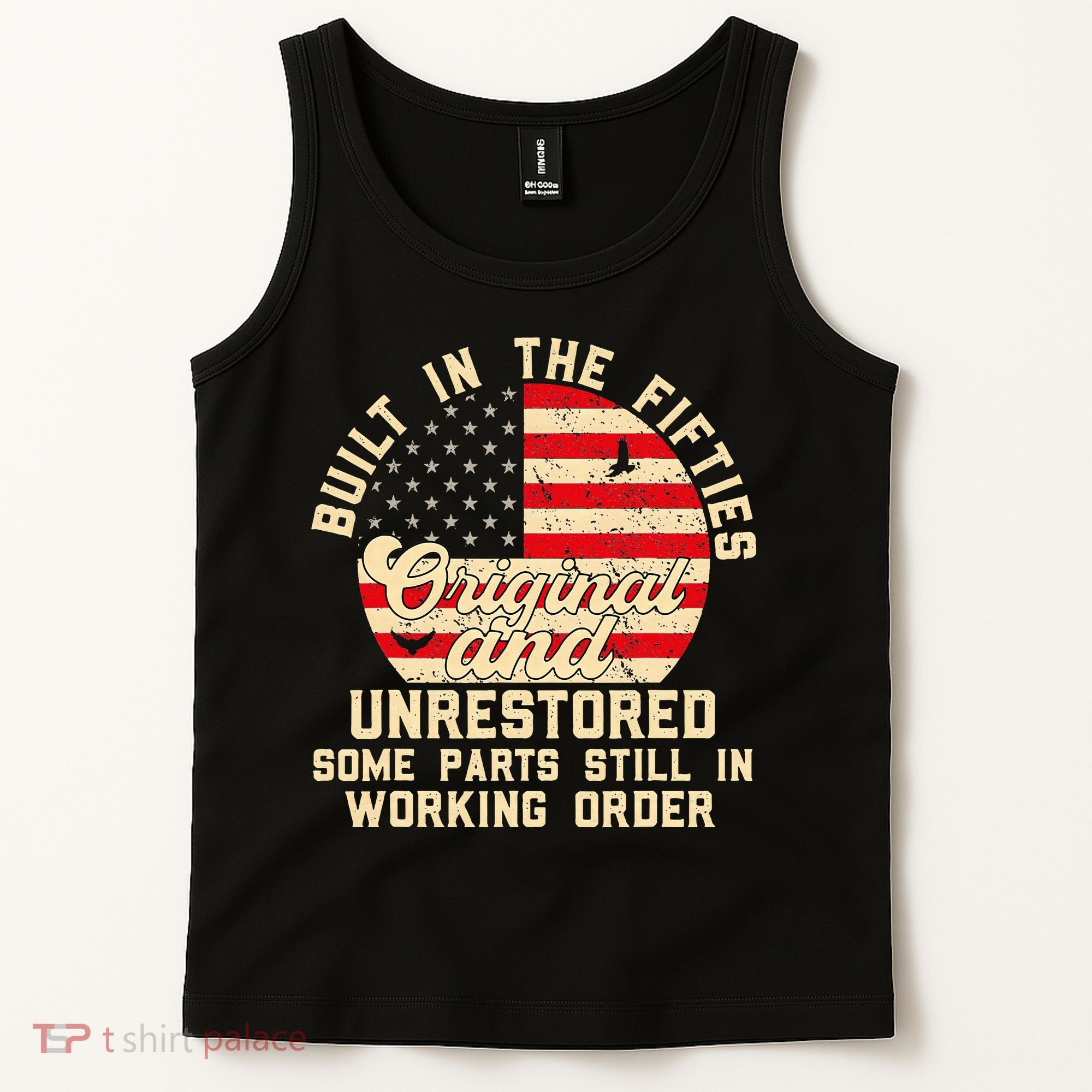 Built In The Fifties Original & Unrestored 50s Birthday Tank Top