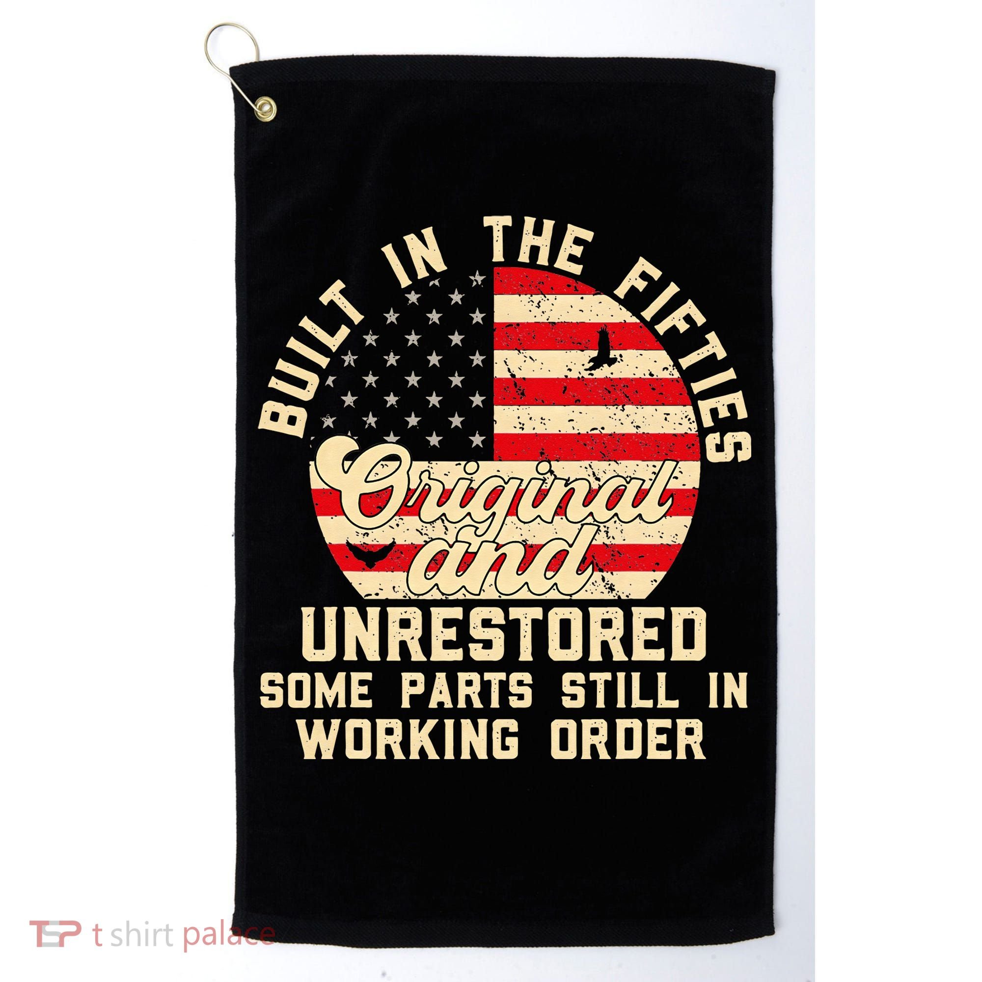 Built In The Fifties Original & Unrestored 50s Birthday Golf Towel