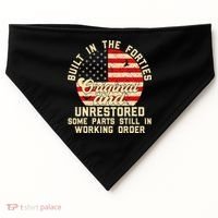 Built In The Forties Original & Unrestored 70th Birthday USA-Made Doggie Bandana thumb 0