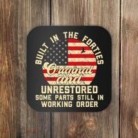 Built In The Forties Original & Unrestored 70th Birthday Coaster thumb 0