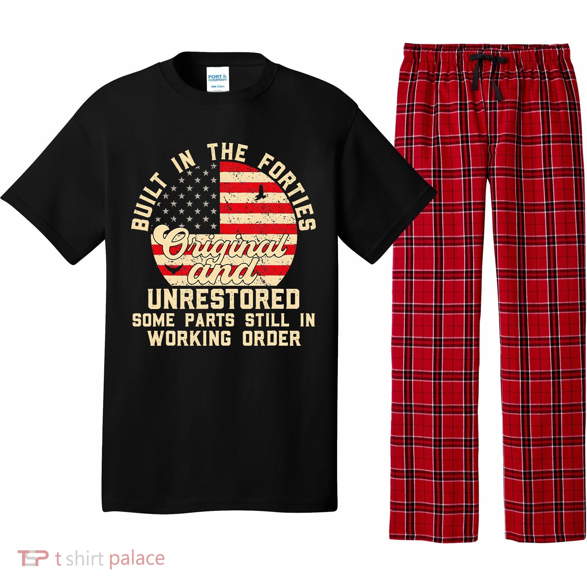 Built In The Forties Original & Unrestored 70th Birthday Pajama Set