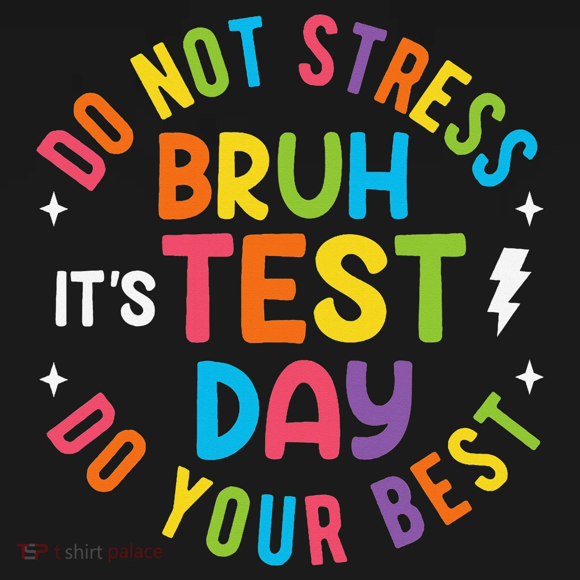 Bruh Its Test Day Rock The Test Teacher Student Testing Day Toddler Hoodie