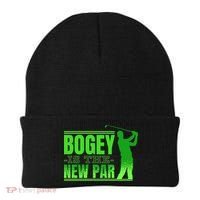 Bogey Is The New Par Funny Golfer Golf Golfing Beanie thumb 0