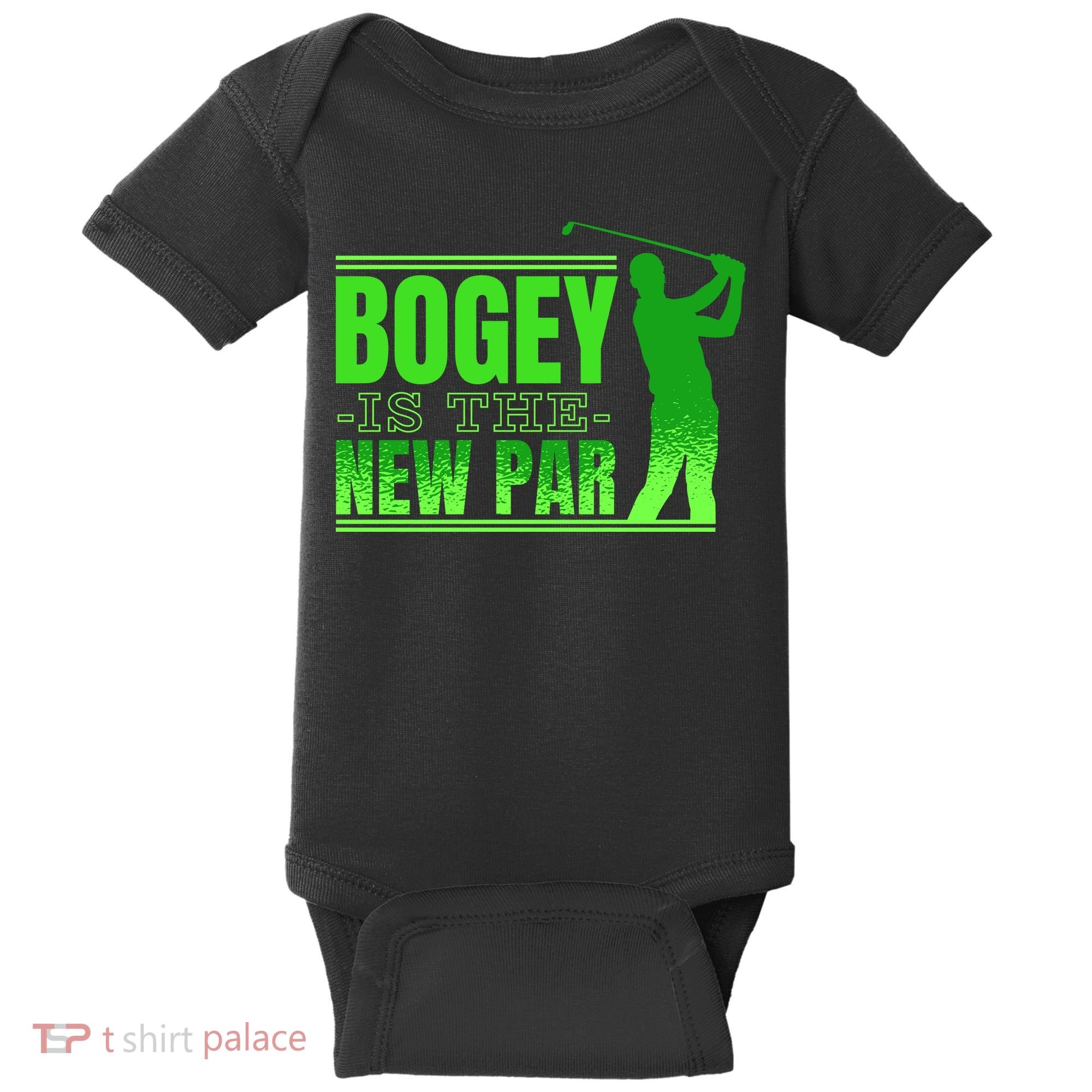 Bogey Is The New Par Funny Golfer Golf Golfing Baby Bodysuit