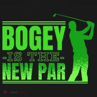 Bogey Is The New Par Funny Golfer Golf Golfing Toddler Hoodie thumb 2
