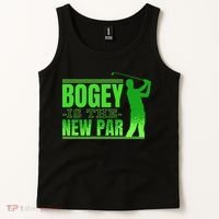 Bogey Is The New Par Funny Golfer Golf Golfing Tank Top thumb 2