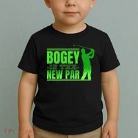 Bogey Is The New Par Funny Golfer Golf Golfing Toddler T-Shirt thumb 2
