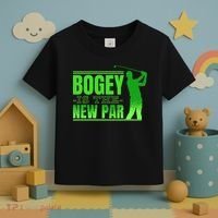 Bogey Is The New Par Funny Golfer Golf Golfing Toddler T-Shirt thumb 3