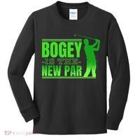 Bogey Is The New Par Funny Golfer Golf Golfing Kids Long Sleeve Shirt thumb 0