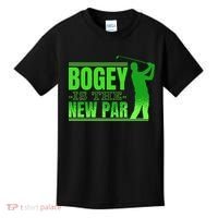 Bogey Is The New Par Funny Golfer Golf Golfing Kids T-Shirt thumb 0