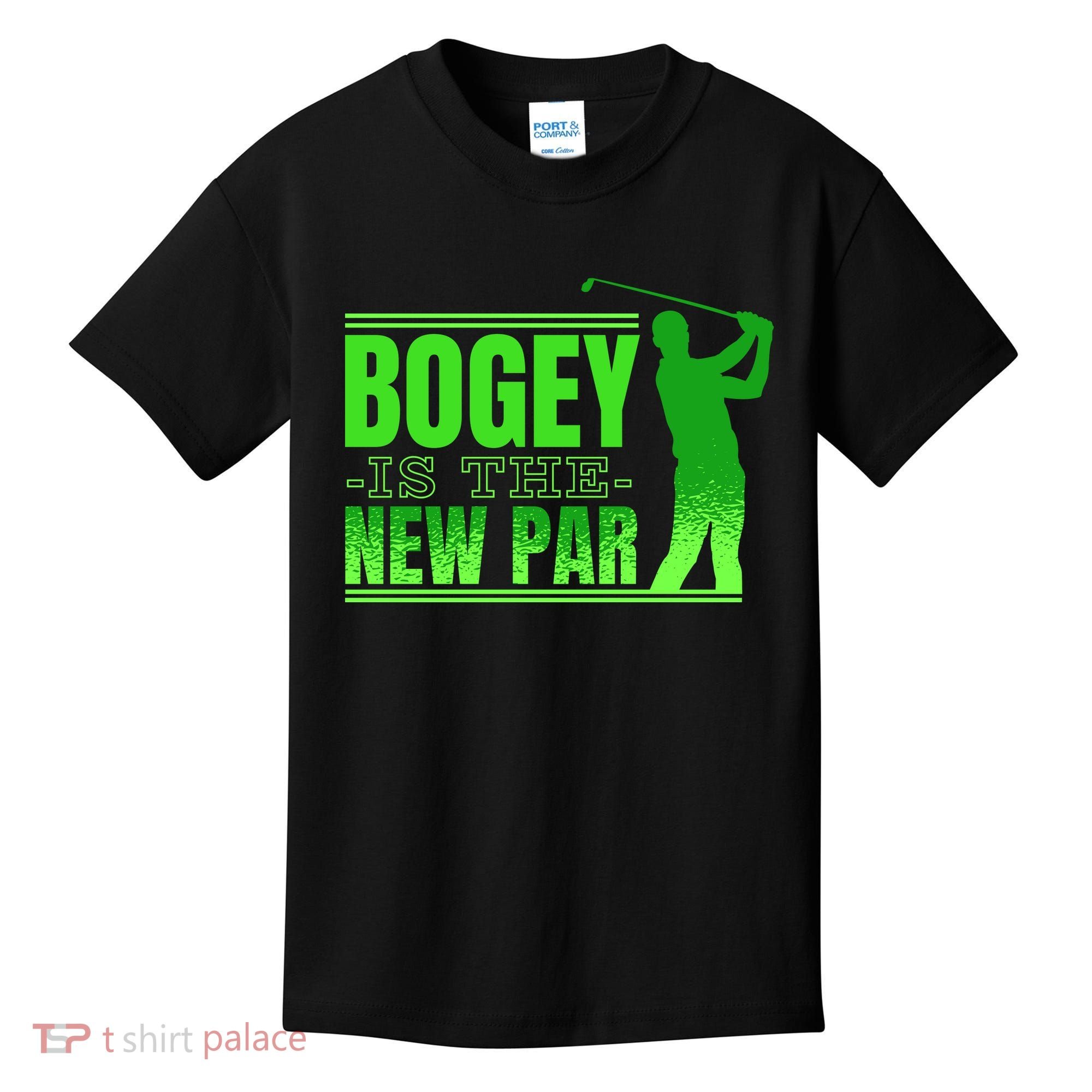 Bogey Is The New Par Funny Golfer Golf Golfing Kids T-Shirt
