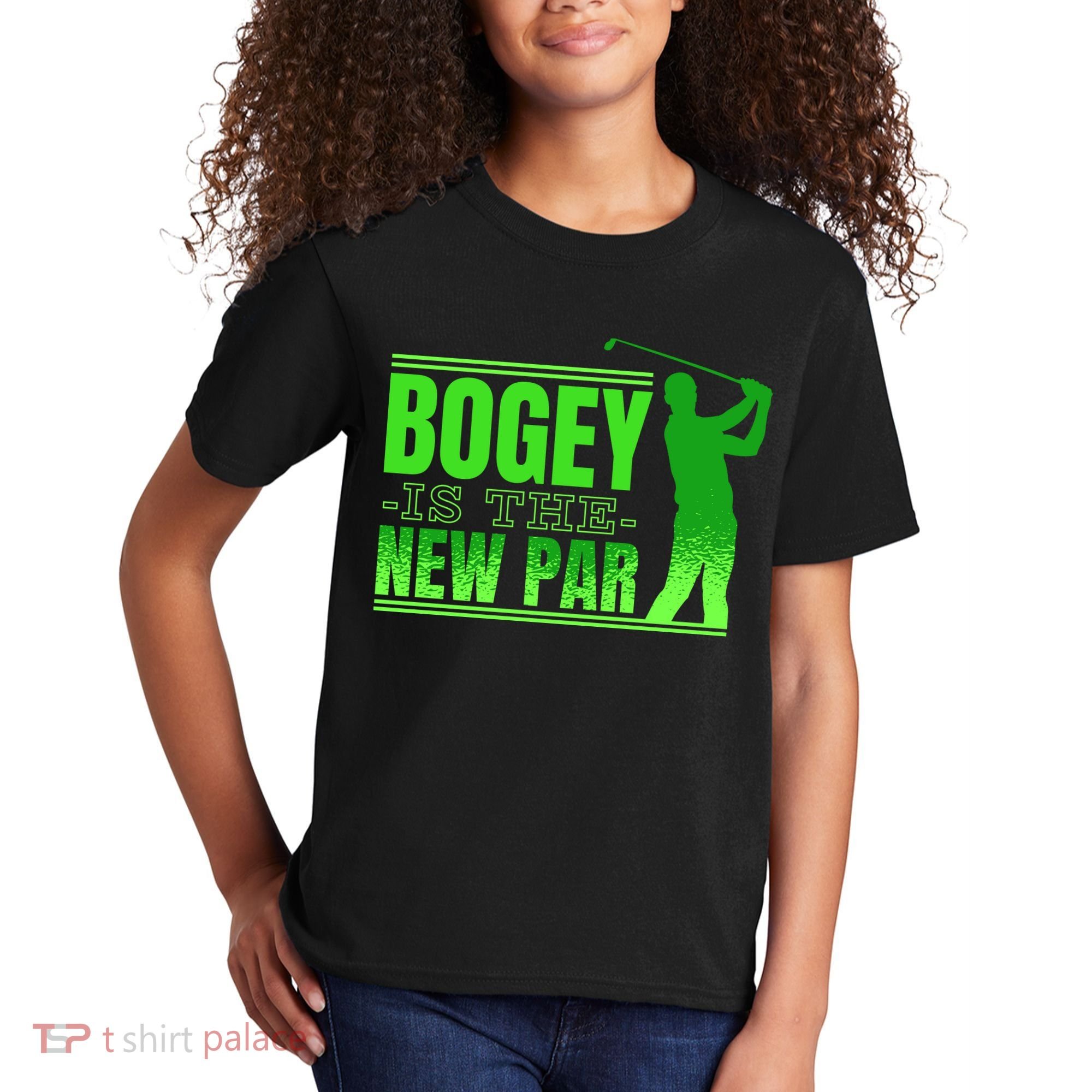 Bogey Is The New Par Funny Golfer Golf Golfing Kids T-Shirt