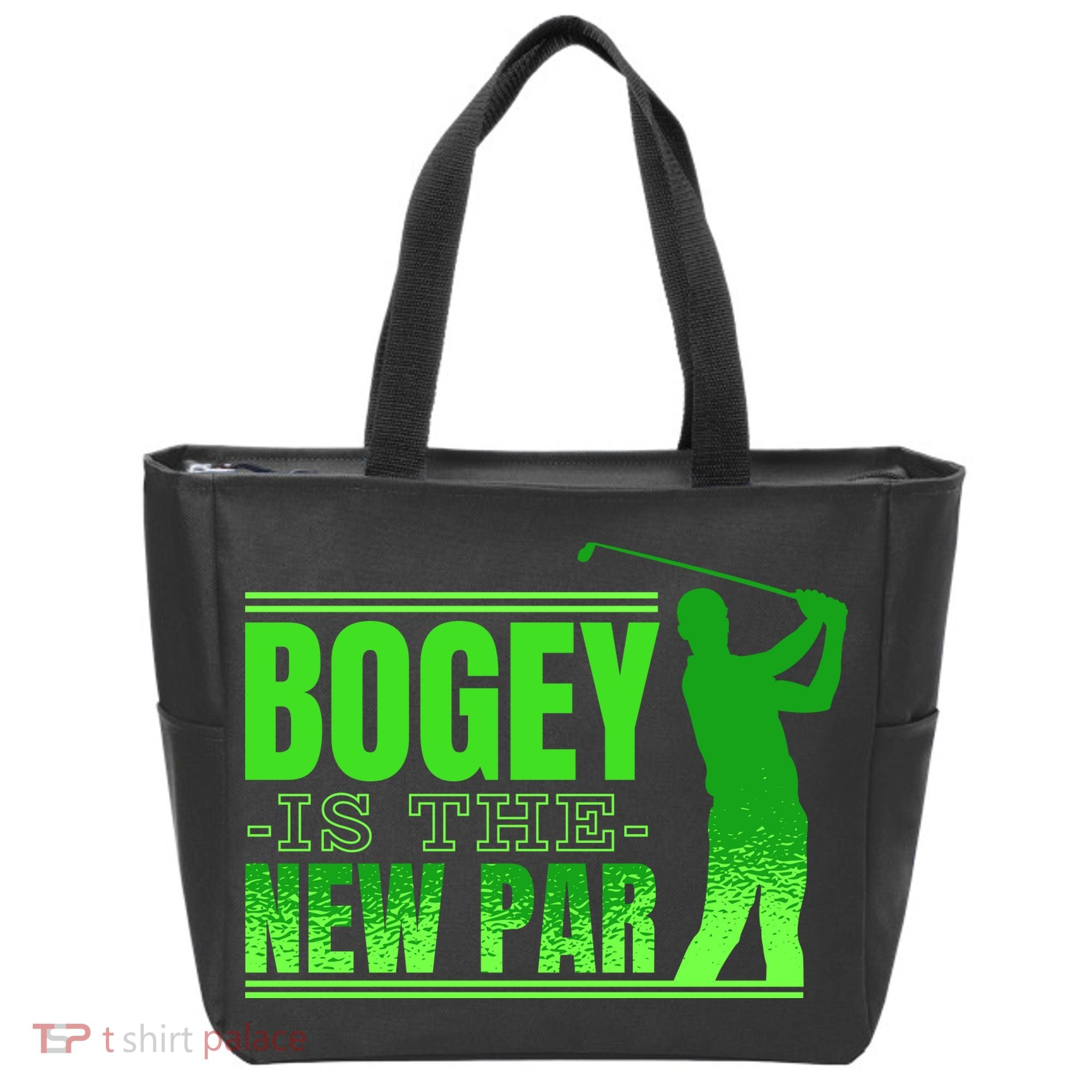 Bogey Is The New Par Funny Golfer Golf Golfing Tote Bag