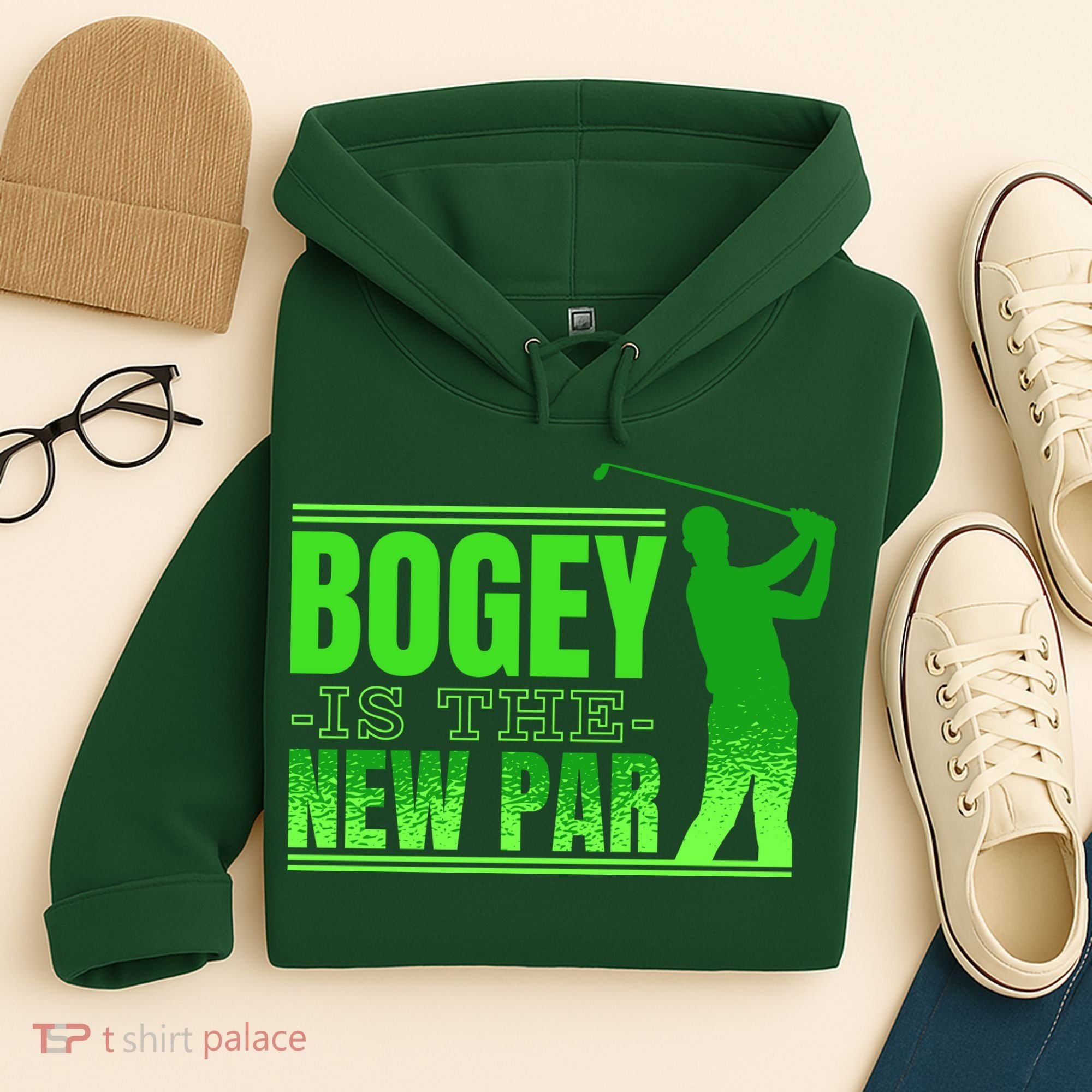 Bogey Is The New Par Funny Golfer Golf Golfing Hoodie