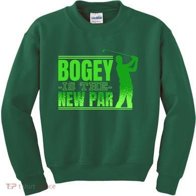 Bogey Is The New Par Funny Golfer Golf Golfing Kids Sweatshirt